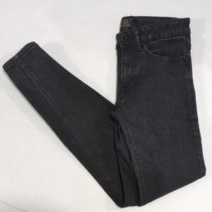 Boys Men's Black Skinny Jeans Across The Pond 28x30 Goth Punk Classic